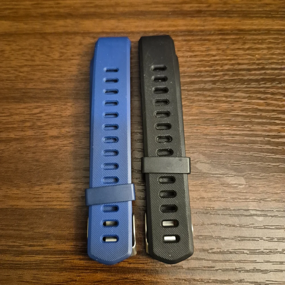 Smart Fitness Tracker with Heart Rate Monitor - Black